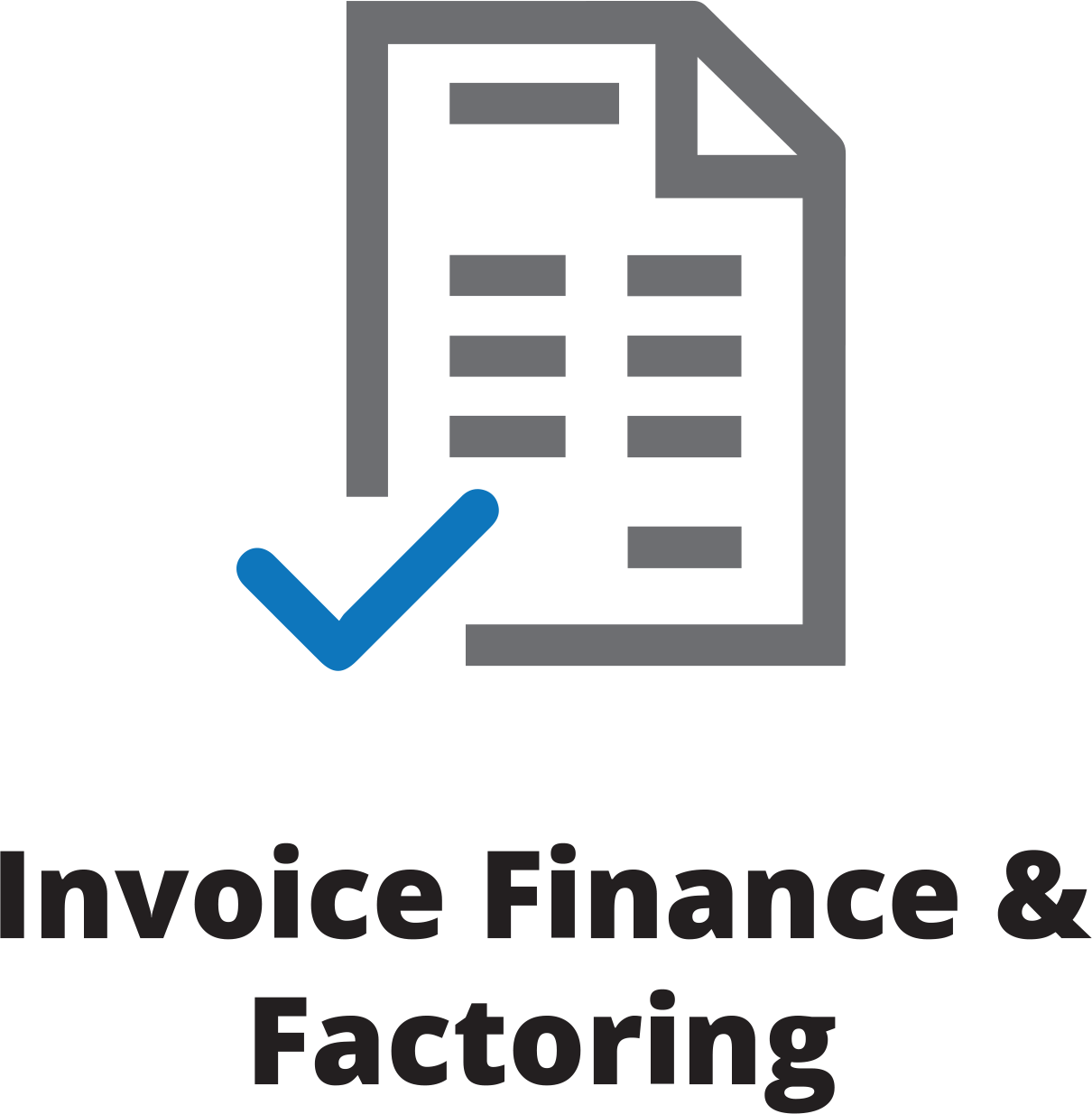 Invoice finance and factoring